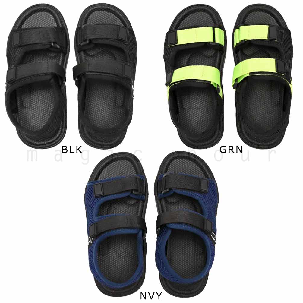 子供 ビーチサンダル スポーツサンダル ボーイズ キッズ ジュニア ブランド おしゃれ マリンシューズ かわいい シューズ こども 女の子 プール 水泳 黒 ブルー IMA-233051-MRSNDAL-BLK-18 IMAGINE 3