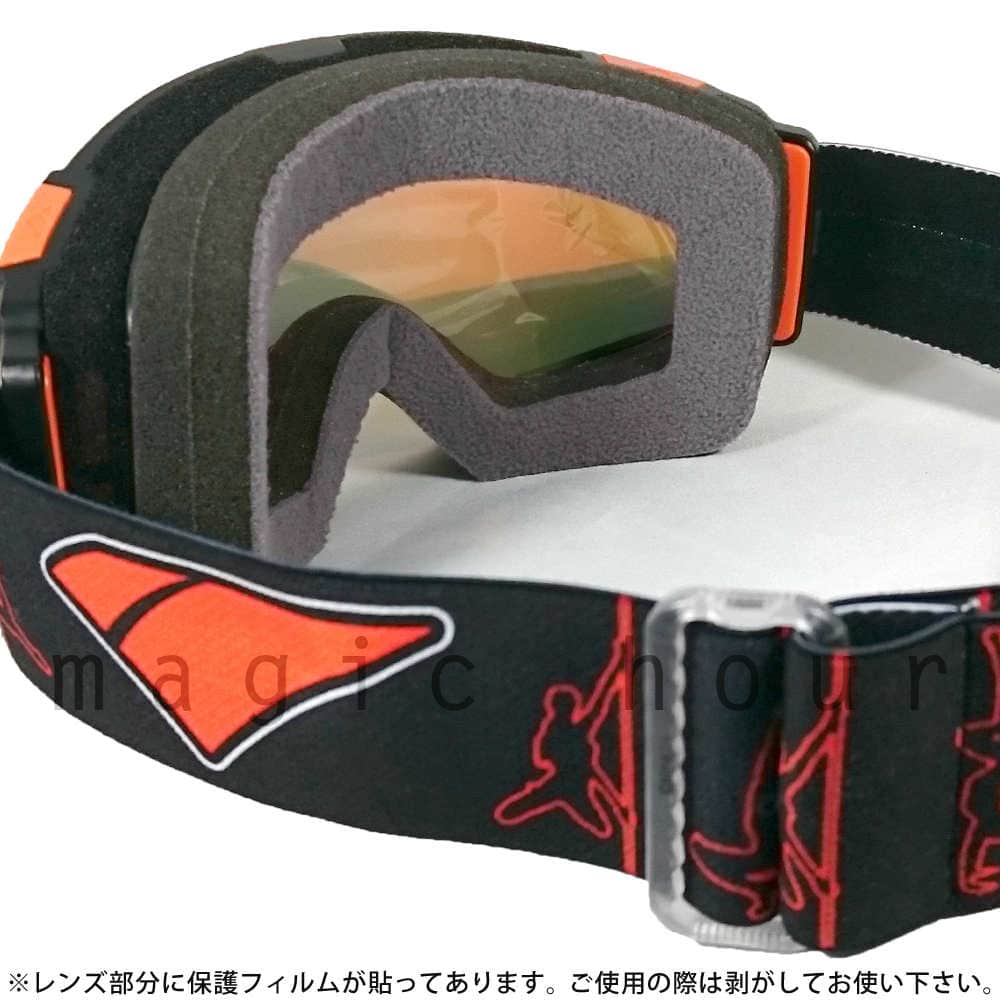 スノーゴーグル スノーボード スキー ゴーグル メンズ レディース スノボ ミラー ダブルレンズ くもり止め IS EYEWEAR アイエス アイウェアー CREW ブラック 黒 ISCRW-NO5BLACK  2