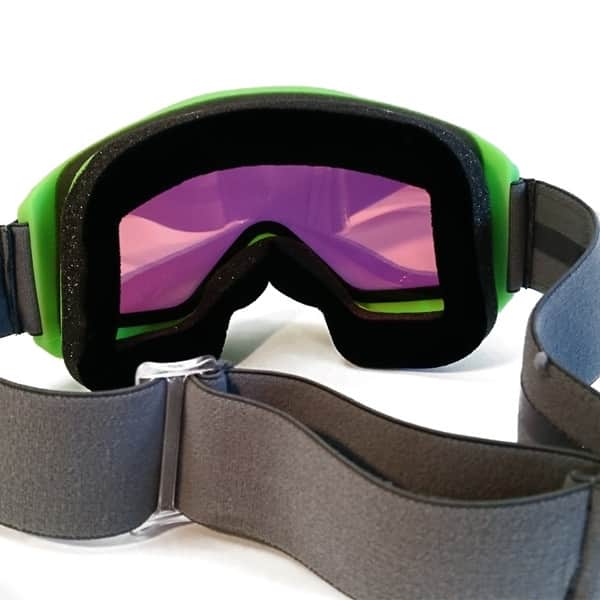 スノーボード スキー スノー ゴーグル メンズ レディース スノボ ミラー くもり止め フラット ダブルレンズ IS EYEWEAR アイエス アイウェアー STAPLE ライム ISSTA-LIME  2