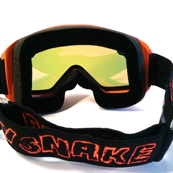 スノーボード スキー スノー ゴーグル メンズ レディース スノボ ミラー くもり止め フラット ダブルレンズ IS EYEWEAR アイエス アイウェアー STAPLE オレンジ ISSTA-PARTYSNAKE  2