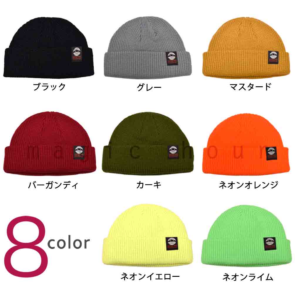 送料無料 スノーボード ニット帽 スノボー ブランド ニットキャップ ショートワッチ メンズ レディース ショウタイム 折返し ビーニー スキー ショータイム U-KC-014-BLK SHOWTIME COLLECTIVE(ショウタイム コレクティブ) 3