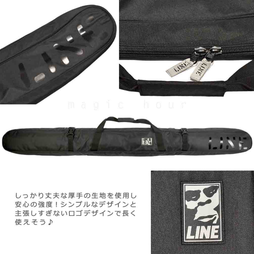 スキー ケース 板 バッグ スキー板ケース 1台用 ストック キャリーケース 収納 LINE メンズ レディース 手提げ シングル お洒落 黒 SKI BAG 195cm ブラック LN-SKBG-A190100301-BLK-195 K2(ケーツー) 1