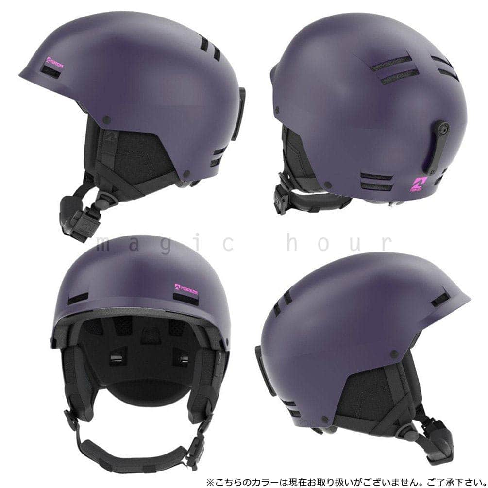 ヘルメット スキー スノーボード メンズ レディース MARKER マーカー KOJAK おしゃれ プロテクター 大人用 スポーツ 登山 自転車 サイズ調節 スノーヘルメット MK-MET-KOJAK-BLACK-L MARKER(マーカー) 3