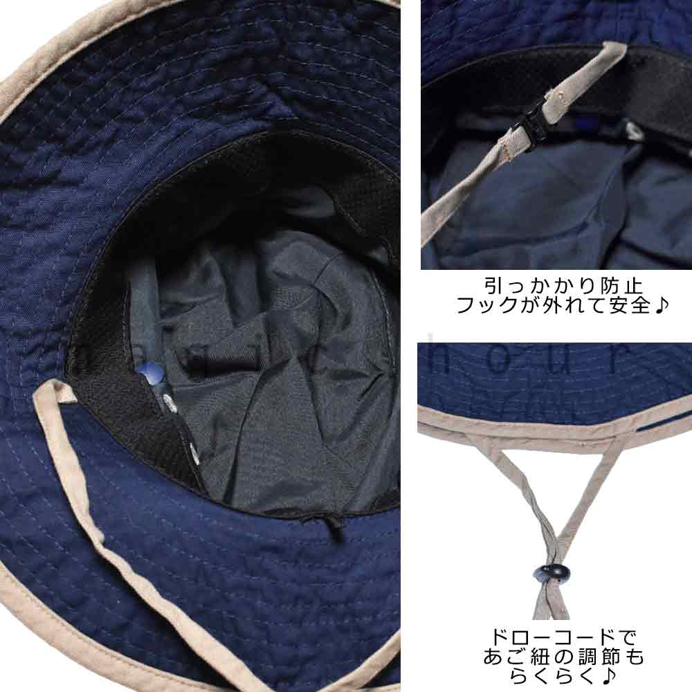 送料無料 マーモット アウトドア ハット メンズ  レディース 帽子 UVカット サファリハット 吸汗 速乾 軽量 コンパクト 登山 トレイル ウォーキング 抗菌防臭 夏 U-MM-HAT-TOALJC47-BGE-L Marmot(マーモット) 2