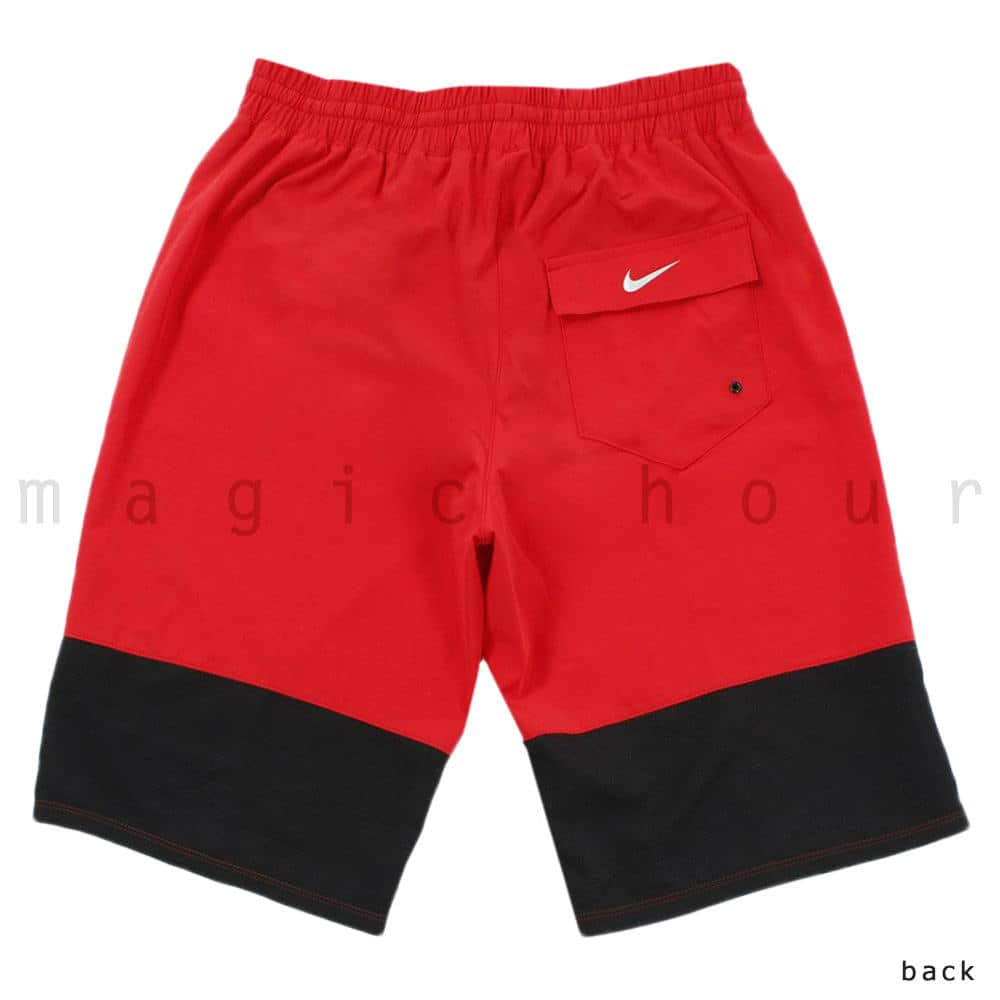 送料無料 NIKE ナイキ サーフパンツ メンズ 水着 海水パンツ 海パン インナー付き サーフトランクス 水陸両用 おしゃれ サーフィン 海水浴 プール スウォッシュ U-NIKE-PT-2982621-BLACK-L NIKE(ナイキ) 4