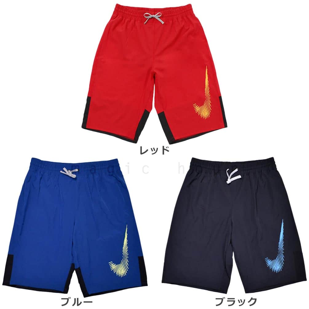 送料無料 NIKE ナイキ サーフパンツ メンズ 水着 海水パンツ 海パン インナー付き サーフトランクス 水陸両用 おしゃれ サーフィン 海水浴 プール スウォッシュ U-NIKE-PT-2982621-BLACK-L NIKE(ナイキ) 5