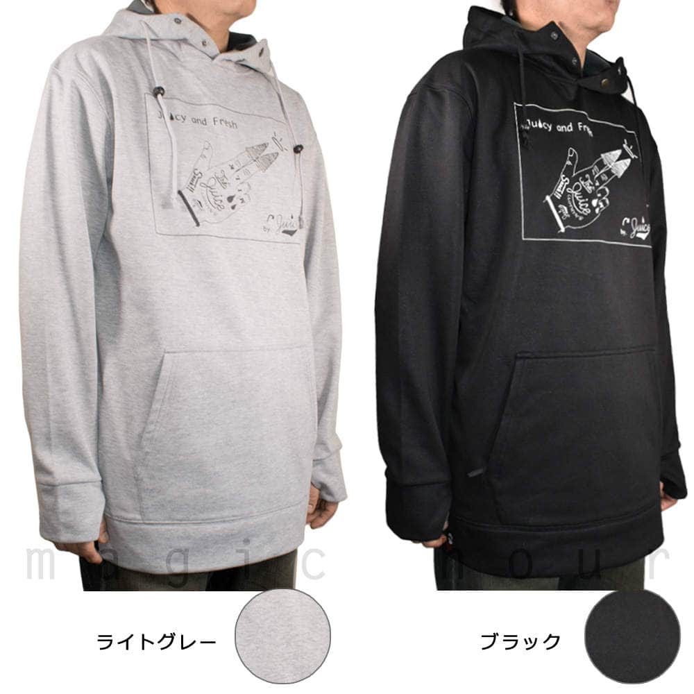 スノーボード パーカー スノボー トールパーカー 撥水 ロング丈 防風 ウェア ジャケット メンズ レディース フード付 SHOWTIME ブランド ショウタイム MILK PO17-004-BLK-L SHOWTIME COLLECTIVE(ショウタイム コレクティブ) 4