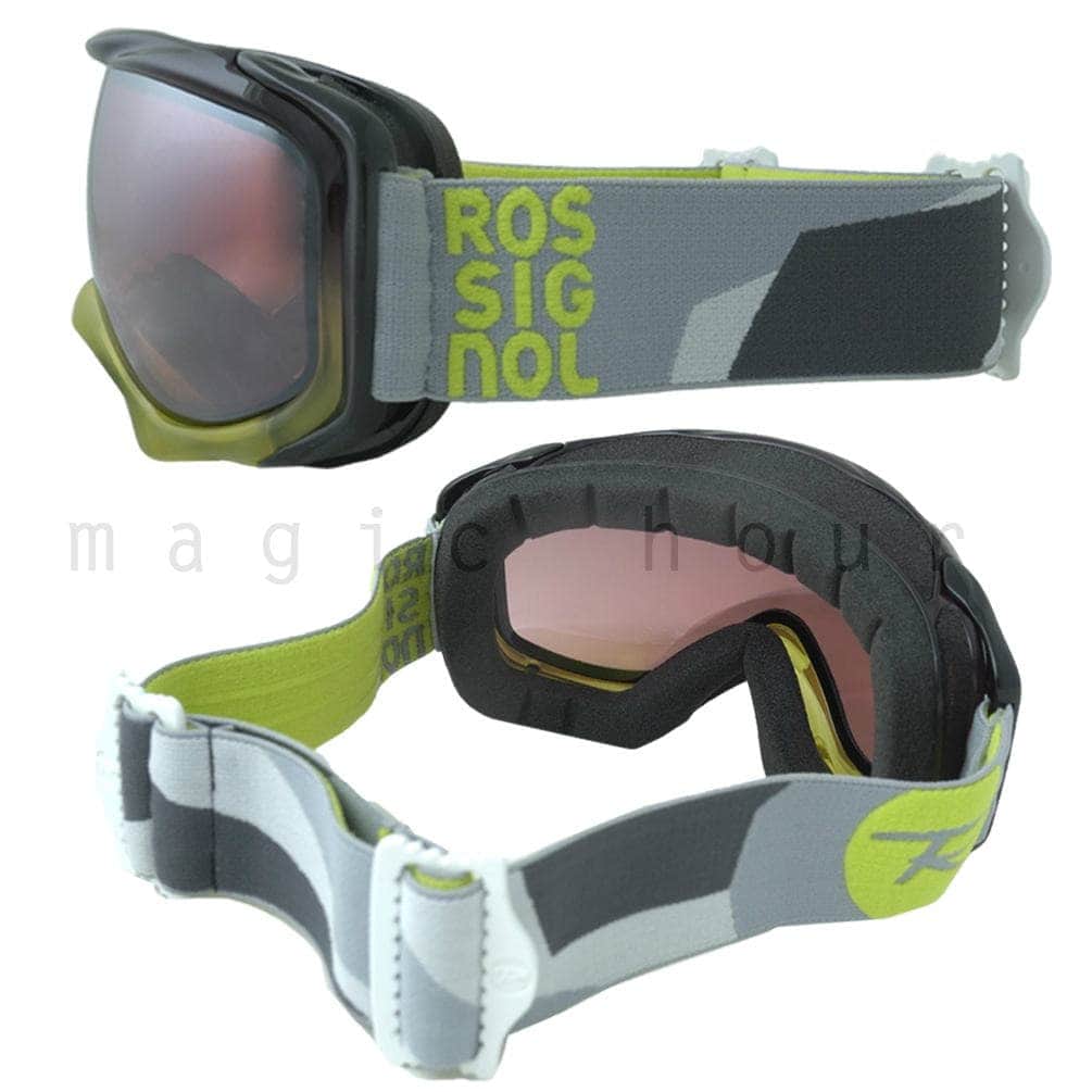 スノーボード ゴーグル メンズ レディース スキー スノボ スノーゴーグル ROSSIGNOL ロシニョール R6 ジャパンフィット 球面 ミラー くもり止め ブランド 緑 RKEG03J-R6-YEL-F ROSSIGNOL(ロシニョール) 1