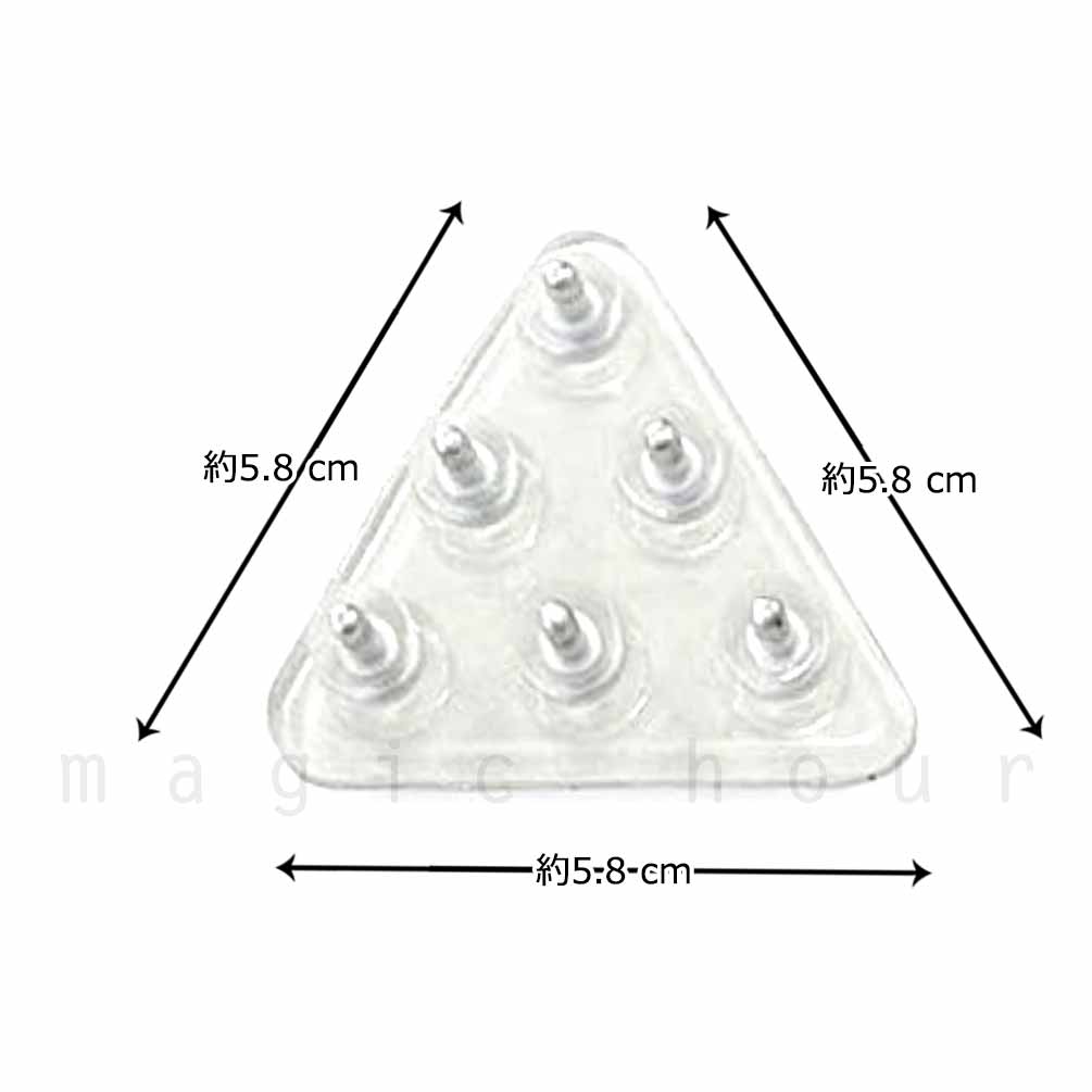 送料無料 スノーボード デッキパッド 滑り止め スノボ 板 デッキパット クリア 透明 ステッカー 大判 お洒落 シンプル 人気 アクセサリー ROUZE ラウズ 三角 U-RZA103-TRIANGLE ROUZE(ラウズ) 1