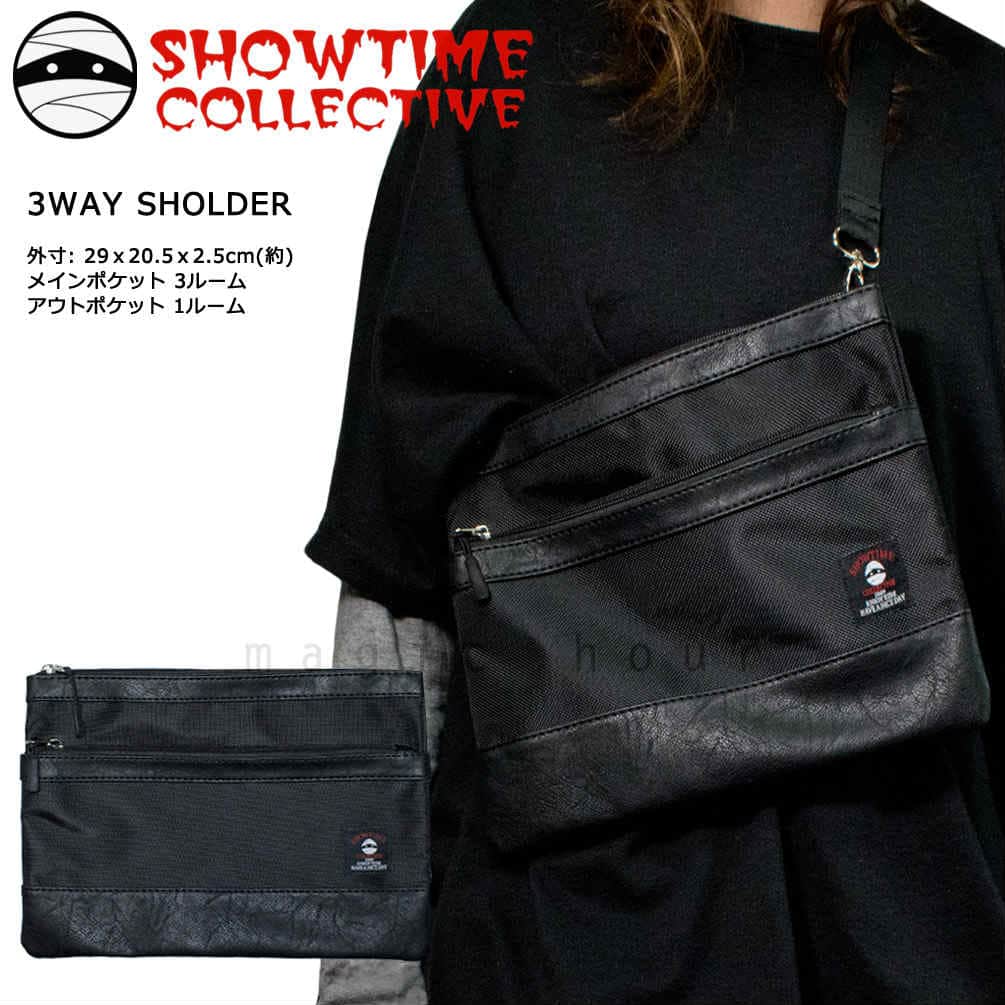 SACOSHE-1901-BLK-F : SHOWTIME COLLECTIVE(ショウタイム コレクティブ)