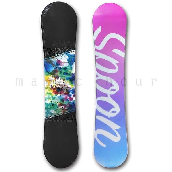 スノーボード 板 レディース 単品  SPOON スプーン ANGEL スノボー 初心者でも簡単 イージー キャンバー ボード ブラック 大人 可愛い おしゃれ ブランド SPB-18ANGEL-138 SPOON(スプーン) 4