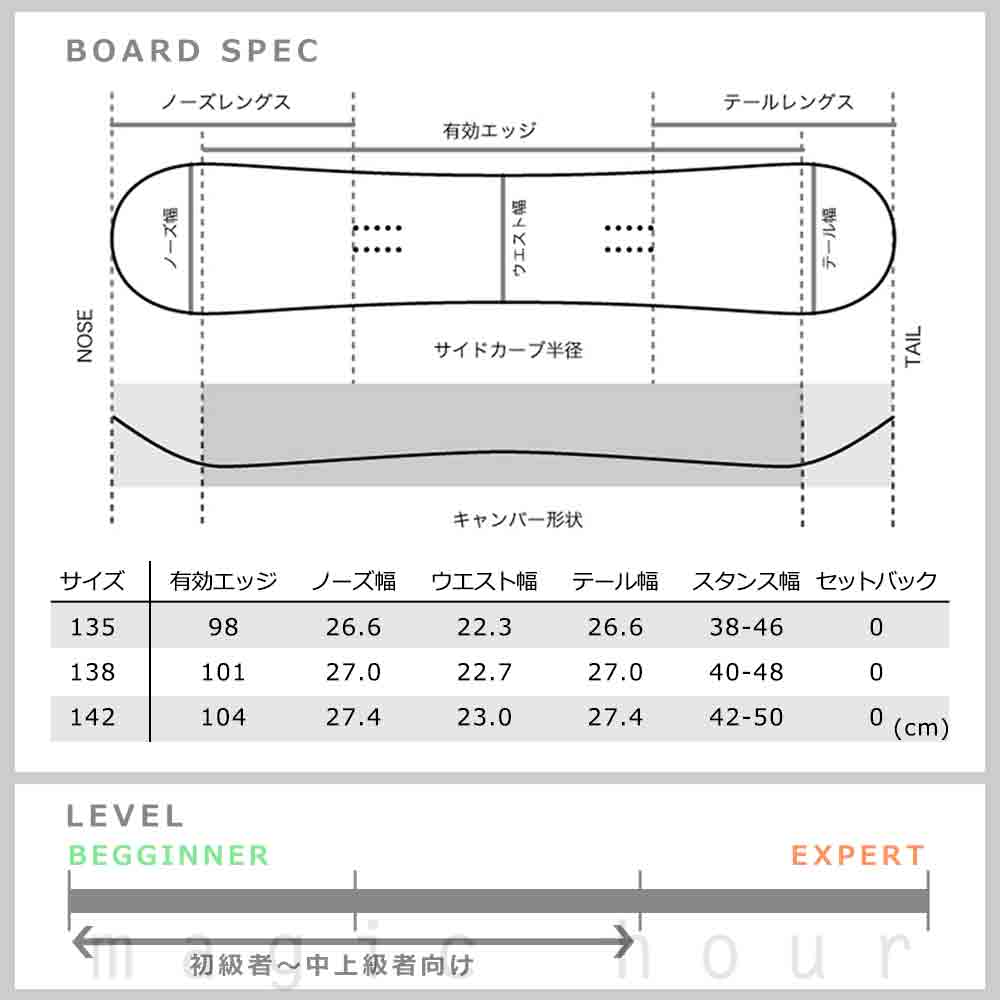 スノーボード 板 レディース 2点 セット スノボー ビンディング SPOON スプーン VINTAGE 初心者 キャンバー ボード 軽量 お洒落 大人 カワイイ 軽い ブラウン SPB-22VINTAGE-SET2-135 SPOON(スプーン) 5