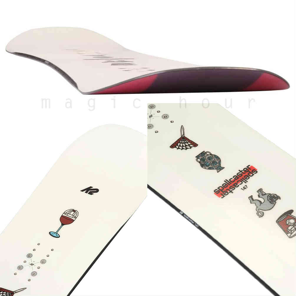 スノーボード 板 レディース 単品 K2 ケーツー SPELLCASTER ツイン ハイブリッドキャンバー ボード スノボー 初心者 お洒落 ST-24SPLCASTR-140 K2(ケーツー) 2