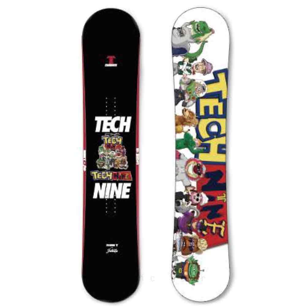 スノーボード 板 メンズ レディース 単品 2022 TECH NINE テックナイン CAMROCK グラトリ ハイブリッド キャンバー ボード パーク かわいい トイストーリー 黒 T9-BOARD-22CAM-JP-136 TECHNINE(テックナイン) 3
