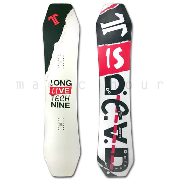 スノーボード 板 メンズ 単品 2018 TECH NINE テックナイン T9 IS DEAD オールラウンド キャンバー ツインチップ グラトリ パーク かっこいい 白 ホワイト T9-BOARD-18T9ISDEAD-150 TECHNINE(テックナイン) 5