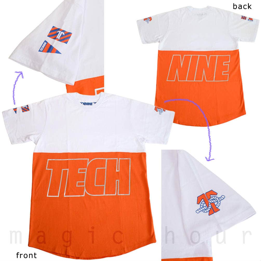TECHNINE テックナイン メンズ レディース 半袖 Tシャツ BALLER おしゃれ カットソー T9-SSTEE-BALLER T9-SSTEE-BALLER-DGRYBLK-L TECHNINE(テックナイン) 1