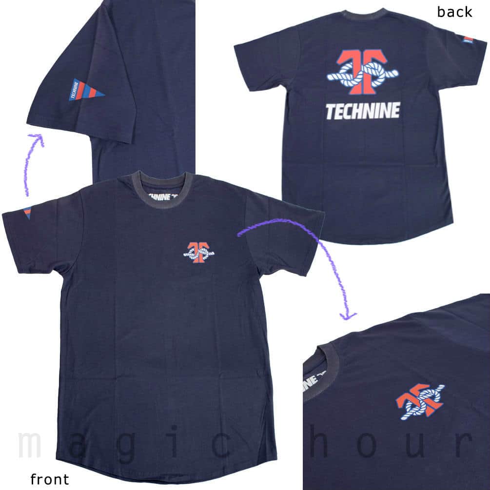 TECHNINE テックナイン メンズ レディース 半袖 Tシャツ YACHT おしゃれ カットソー T9-SSTEE-YACHT T9-SSTEE-YACHT-BLK-L TECHNINE(テックナイン) 1