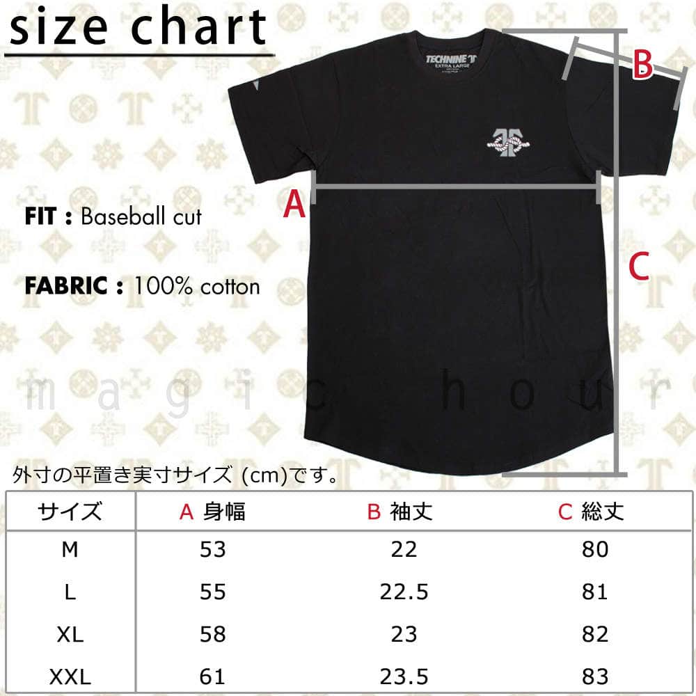 TECHNINE テックナイン メンズ レディース 半袖 Tシャツ YACHT おしゃれ カットソー T9-SSTEE-YACHT T9-SSTEE-YACHT-BLK-L TECHNINE(テックナイン) 4