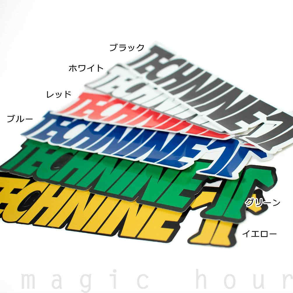 送料無料 TECHNINE テックナイン ステッカー ブランドおしゃれ かっこいい TECHNINE ロゴ T9-STICKER-TECHNINE U-T9-STICKER-TECHNINE-BLK TECHNINE(テックナイン) 1