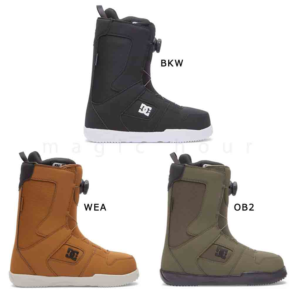 スノーボード ブーツ BOA メンズ DC SHOE ディーシー PHASE BOA ダイヤル ダイアル式 22-23 2023 大きいサイズ 25cm - 29cm 黒 ブラック カーキ オレンジ お洒落 TR-DCBOT-23PHASEB-BKW-10 DC(ディーシー) 4