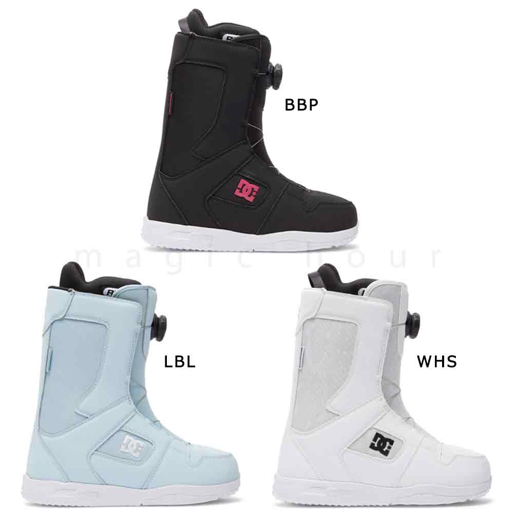 スノーボード ブーツ BOA レディース DC SHOE ディーシー WOMENS PHASE BOA ダイヤル ダイアル式 22-23 2023モデル 22cm - 25.5cm 黒 ブラック 白 ブルー お洒落 TR-DCBOT-23WPHASEB-BBP-5 DC(ディーシー) 4