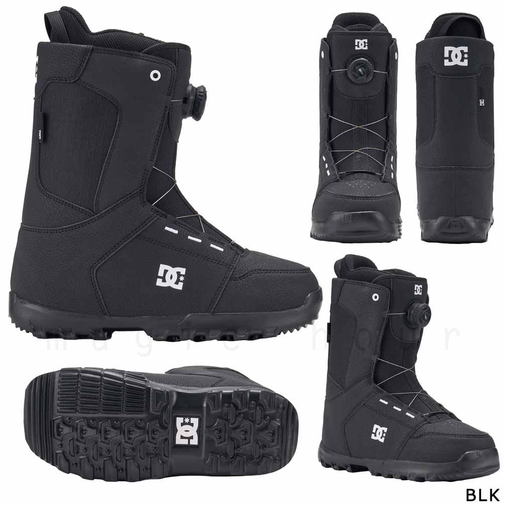 スノーボード ブーツ メンズ ブランド ダイヤル式 DC SHOE ディーシー RAUGHTER SD ダイアル 25-26 2026 大きいサイズ 25cm - 29 cm ブラック 白 A top お洒落 TR-DCBOT-26RGHTRSD-BLK-25 DC(ディーシー) 4