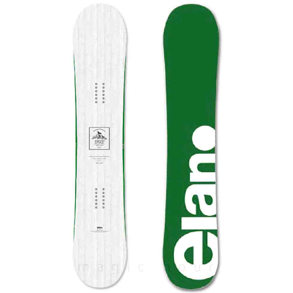 スノーボード 板 メンズ 単品 ハイブリッド キャンバー ボード ELAN エラン SPIKE 2024 グラトリ 初心者 お洒落 ブランド かっこいい 白 木目 マット ホワイト TR-ELSB-24SPIKE-WT-146 elan(エラン) 4