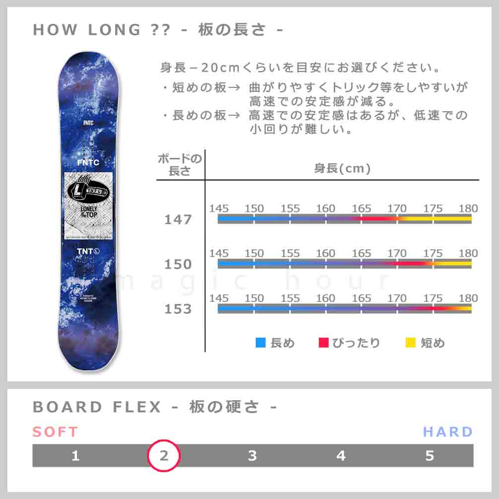 スノーボード 板 メンズ 2点 セット FNTC TNT L 2024 スノボー グラトリ  初心者 ダブルキャンバー ボード ビンディング お洒落 ブランド ブルー 青 TR-FNTSB-24TLD-ST2-147 FNTC 4