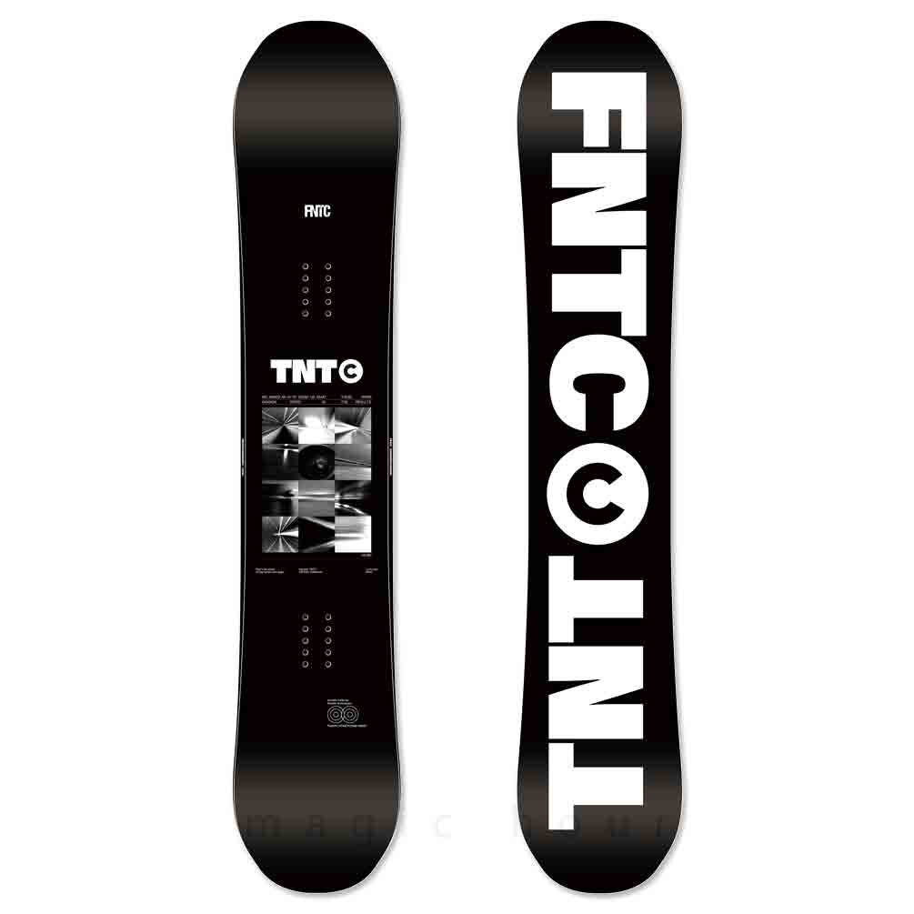 スノーボード 板 メンズ レディース 単品 FNTC エフエヌティーシー TNT C 2024 スノボー 初心者 ハイブリッド キャンバー ボード Wロッカー ブランド 黒 白 TR-FNTSB-24TNTC-BK-139 FNTC 4