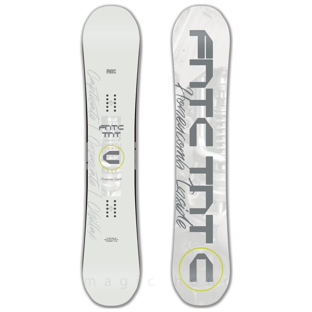 スノーボード 板 メンズ レディース 単品 FNTC エフエヌティーシー TNT C 2026 グラトリ スノボー 初心者 ハイブリッド キャンバー ボード ブランド 白 グレー TR-FNTSB-26TNTC-GR-139 FNTC(エフエヌティーシー) 4