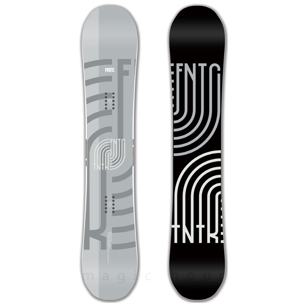 スノーボード 板 メンズ 単品 FNTC エフエヌティーシー TNT R グラトリ 2026 スノボ 初心者 ダブル キャンバー ボード Wキャンバー お洒落 ブランド グレー 黒 TR-FNTSB-26TNTR-GR-147 FNTC(エフエヌティーシー) 4