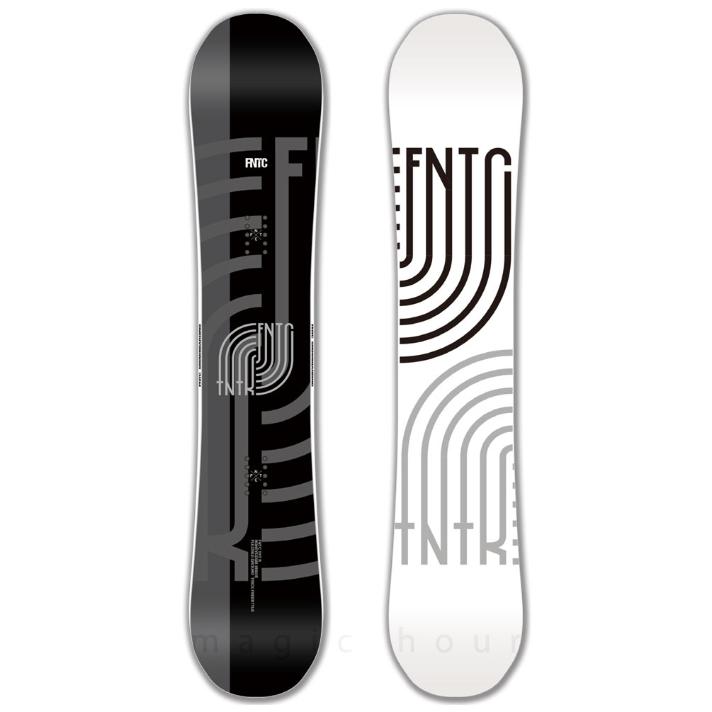 スノーボード 板 メンズ 2点 セット ダブキャン FNTC TNT R グラトリ ダブルキャンバー ボード ビンディング 2026 スノボー  初心者 お洒落 ブランド ブラック TR-FTSB-26TRBK-ST2-147 FNTC(エフエヌティーシー) 1