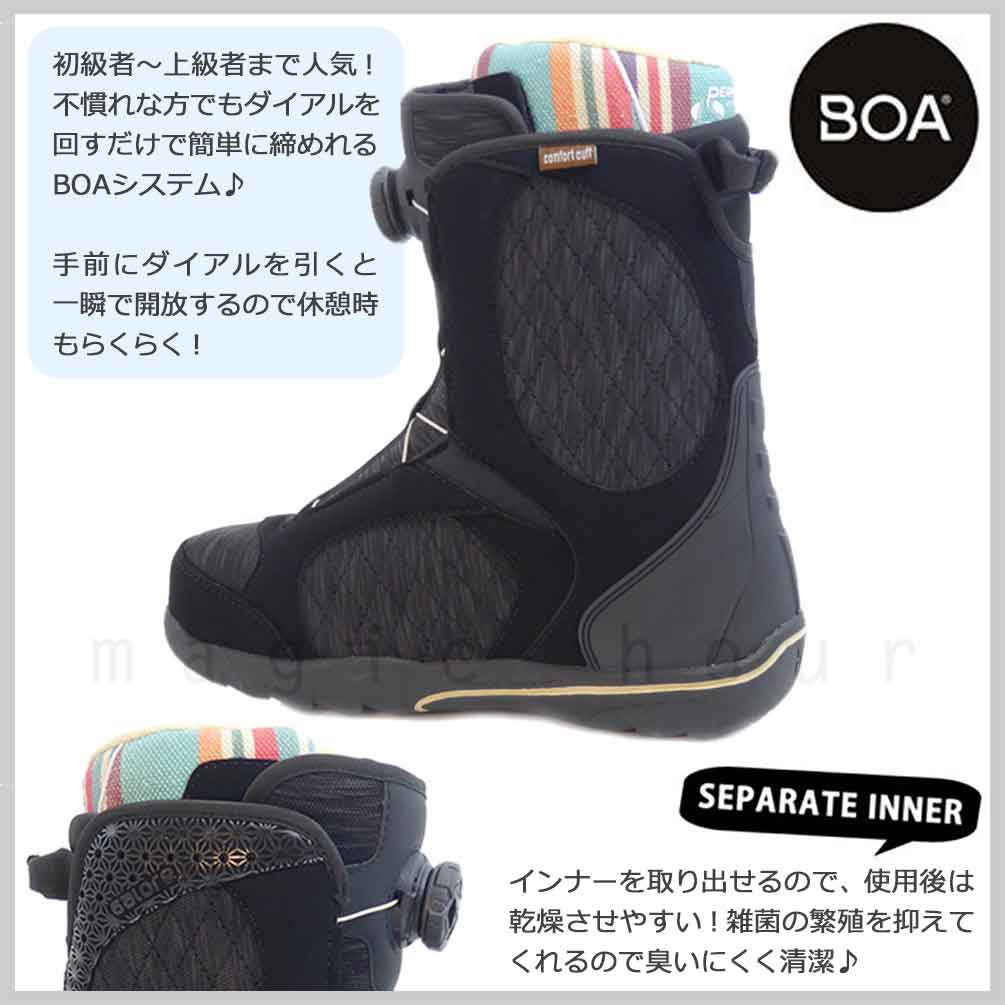 スノーボード ブーツ BOA レディース メンズ HEAD ヘッド GALORE LYT BOA COILER ダイヤル ダイアル式 21-22 2022モデル 大きいサイズ 22.5 - 27.5cm 黒 お洒落 TR-HDBOT-22GALOREB-BLK-225 HEAD(ヘッド) 2