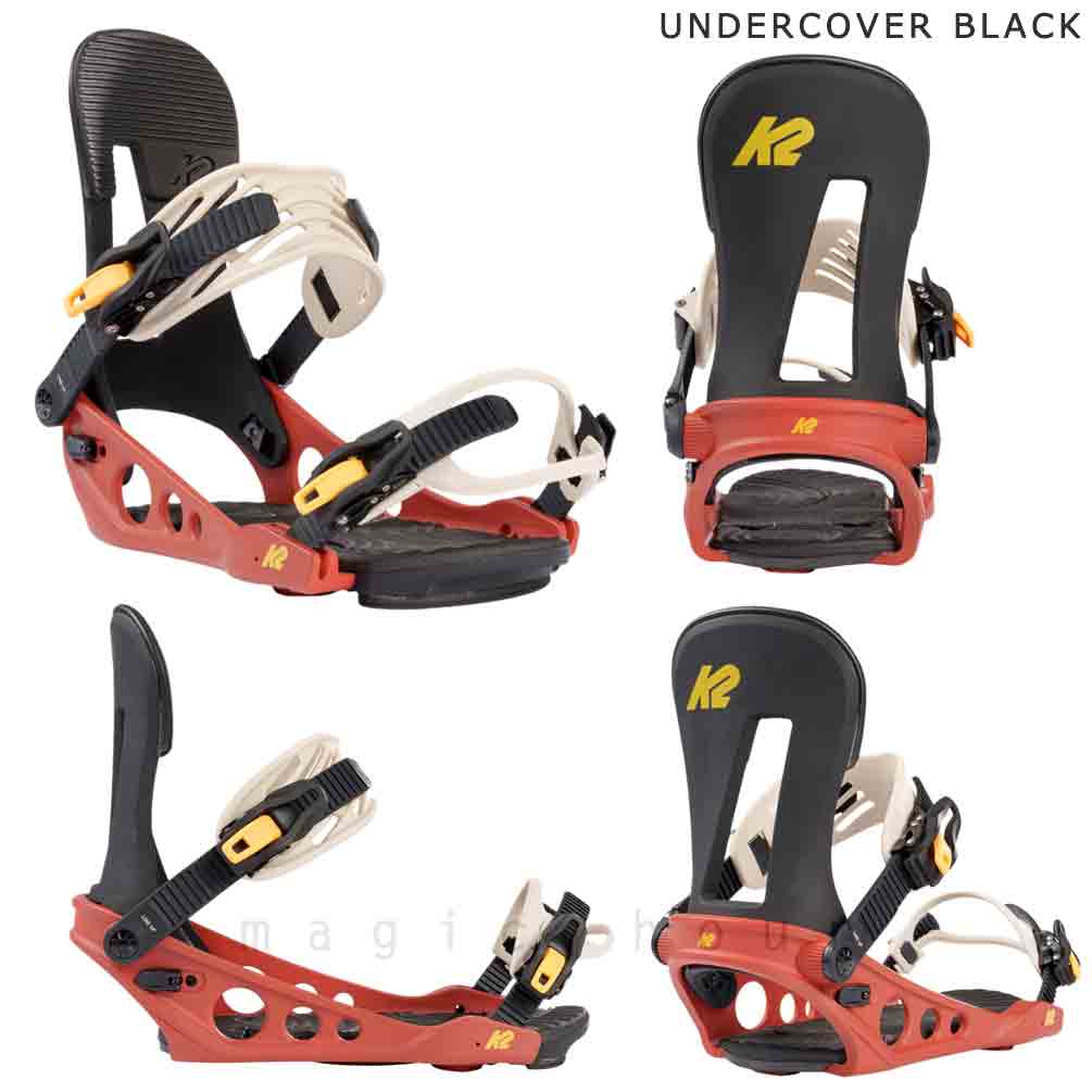 スノーボード ビンディング スノボー バインディング メンズ レディース K2 ケーツー LINE UP ボード 金具 22-23 初心者 ソフトフレックス グラトリ 黒 白 緑 TR-K2BIN-23LINEUP-BLACK-L K2(ケーツー) 4