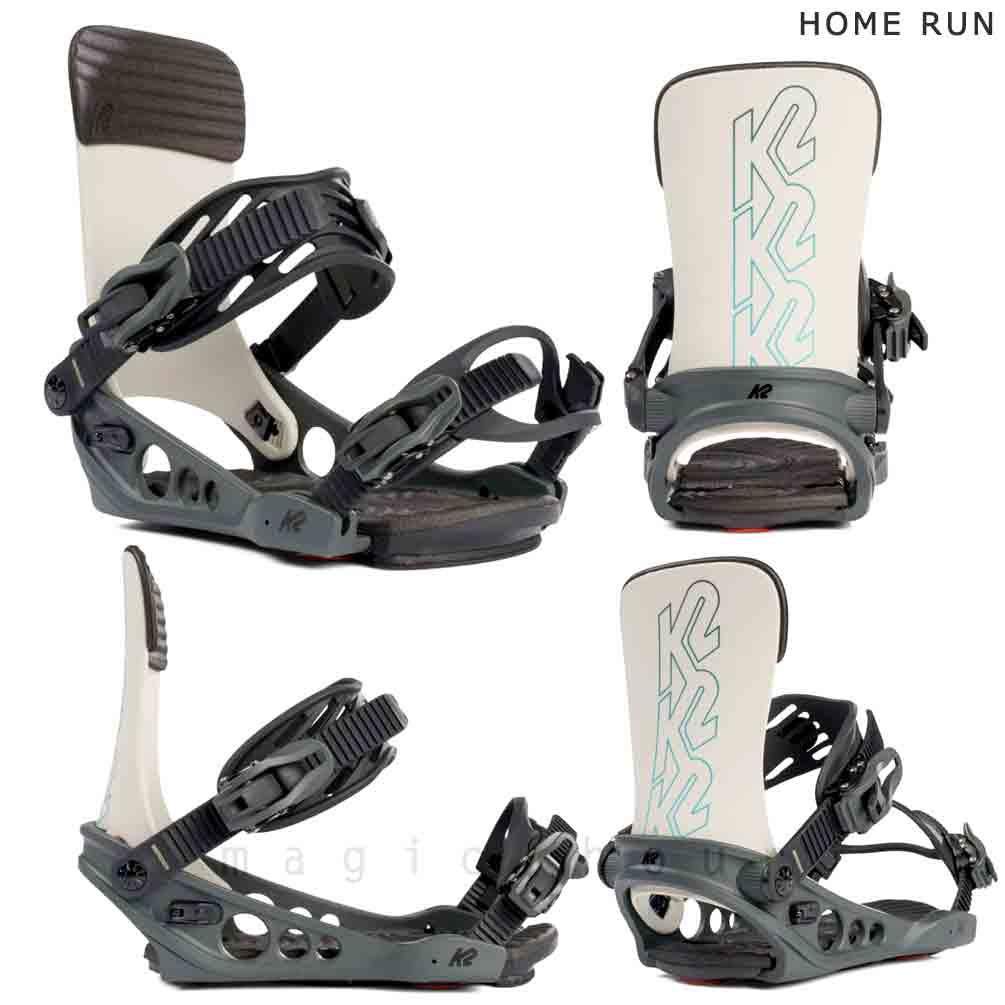 スノーボード ビンディング スノボー バインディング メンズ レディース K2 ケーツー MERIDIAN ボード 金具 22-23 初心者 ソフトフレックス グラトリ 黒 白 緑 TR-K2BIN-23MERIDAN-HOMERUN-M K2(ケーツー) 3