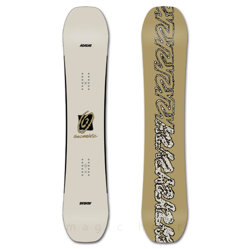 スノーボード 板 メンズ 単品 ダブキャン K2 ケーツー GEOMETRIC ジオメトリック 2026モデル グラトリ ダブルキャンバー ブランド ボード スノボー 初心者 TR-K2SB-26GEOMETRI-144 K2(ケーツー) 4