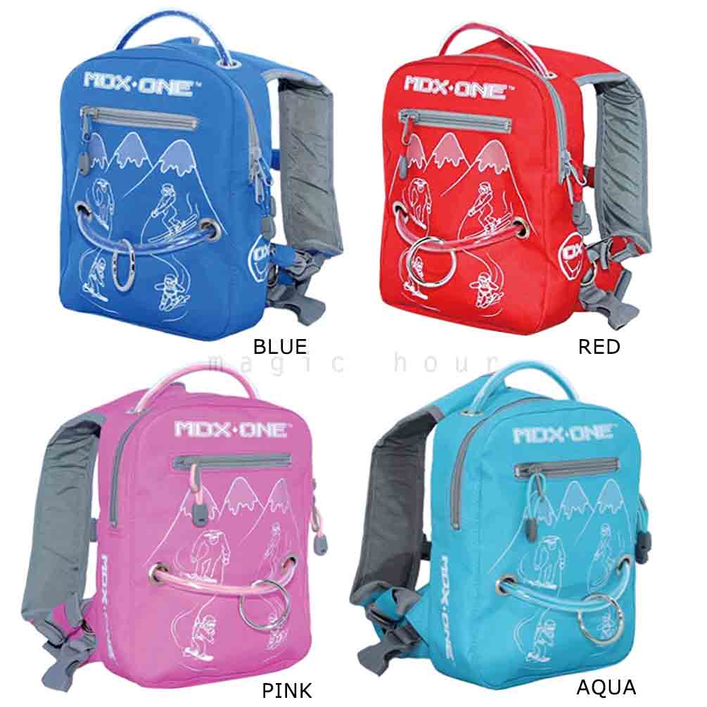 スキー スノーボード ハーネス 子供用 キッズ ジュニア トーロープ MDXONE OX ショルダー リュック バックパック 子ども コーチベルト 初心者 スノボー 補助器具 TR-MDXBACK-23OX-AQUA-F  4