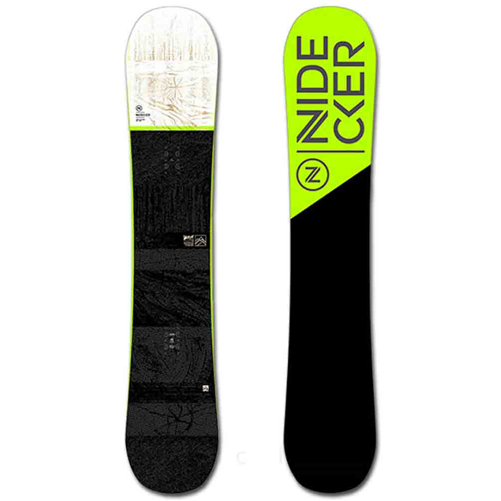 スノーボード 板 メンズ レディース 単品 NIDECKER ナイデッカー VERVE 2022 スノボー 初心者 ダブルキャンバー Wロッカー お洒落 ブランド ブラック 黒 白 緑 TR-NDSB-22VERVE-149 NIDECKER(ナイデッカー) 4