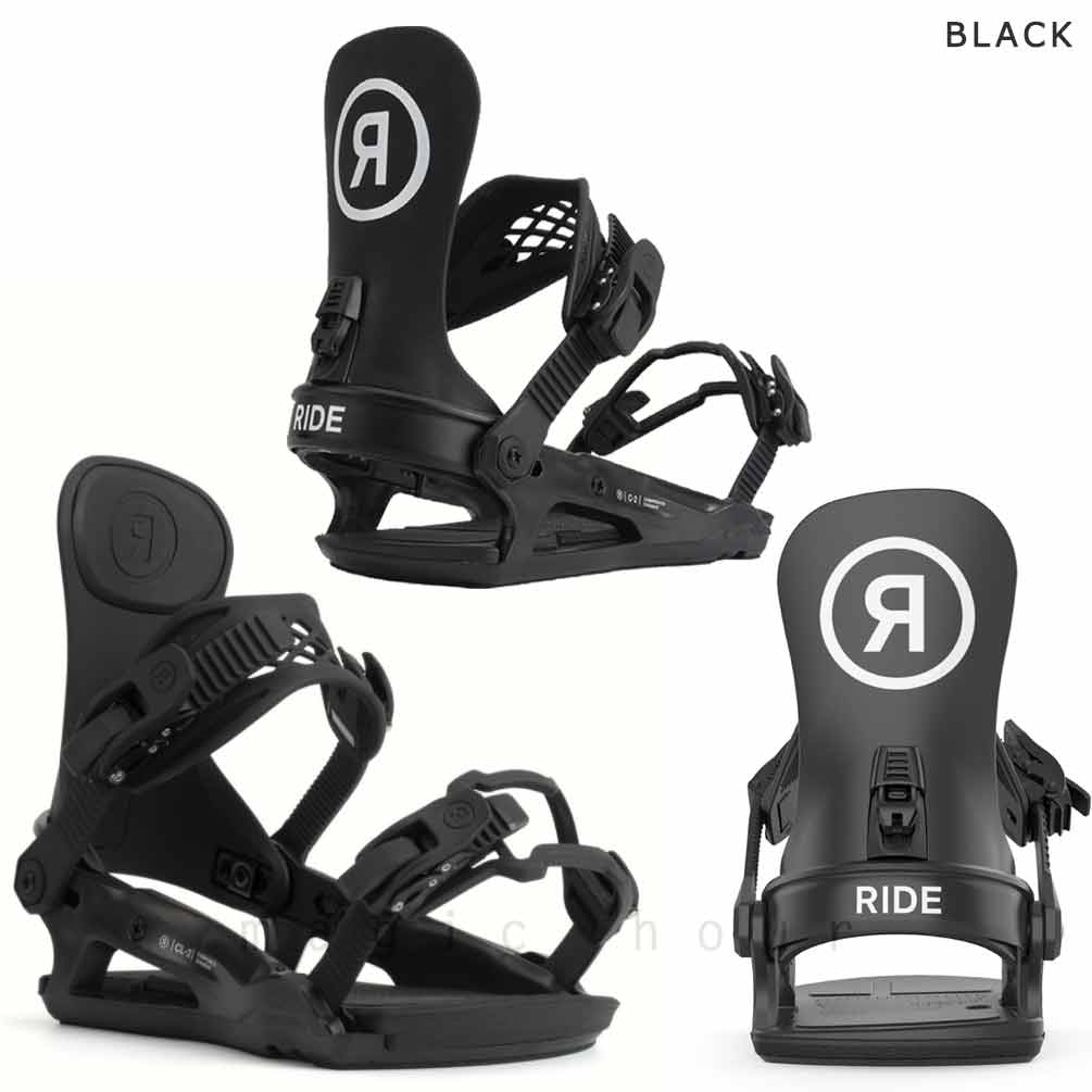 スノーボード ビンディング スノボー バインディング レディース RIDE ライド CL-2 ボード 金具 22-23 初心者 お洒落 ソフトフレックス グラトリ 軽量 ブラック TR-RDBIN-23CL-2-BLK-M RIDE(ライド) 3