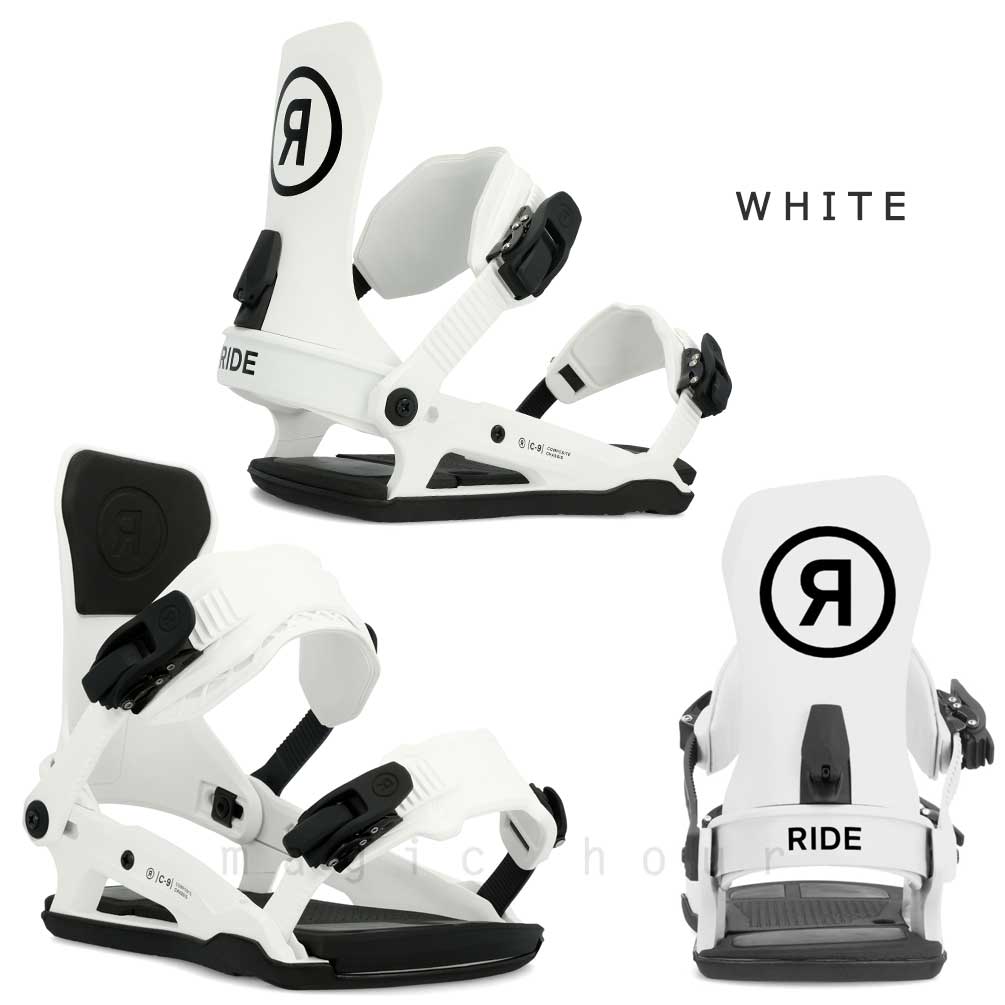 スノーボード ビンディング スノボー 型落ち バインディング メンズ レディース RIDE ライド C-9 ボード 金具 23-24 上級者 お洒落 ハード 硬め カービング TR-RDBIN-24C-9-PINK-M RIDE(ライド) 3