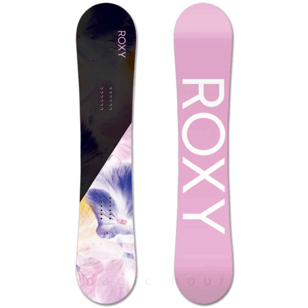 スノーボード 板 レディース 単品 ROXY ロキシー DAWN 2024モデル ブランド スノボー 初心者 フラット ボード グラトリ お洒落 かわいい 黒 ブラック ピンク TR-RXSB-24DAWN-135 ROXY(ロキシー) 4