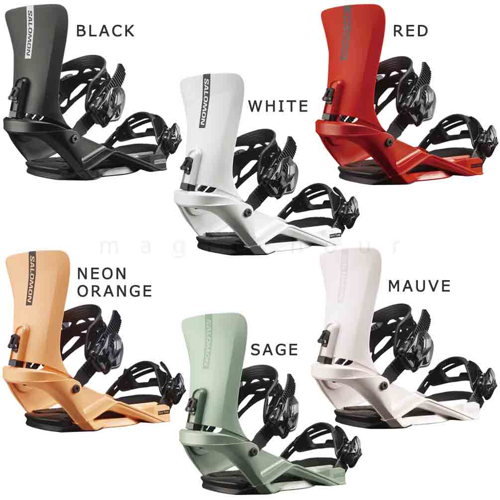 スノーボード ビンディング スノボー バインディング メンズ レディース SALOMON サロモン RHYTHM ボード 22-23 グラトリ 軽量 黒 白 板と同時購入で取付無料 TR-SLMBIN-23RM-BLK-L SALOMON(サロモン) 3