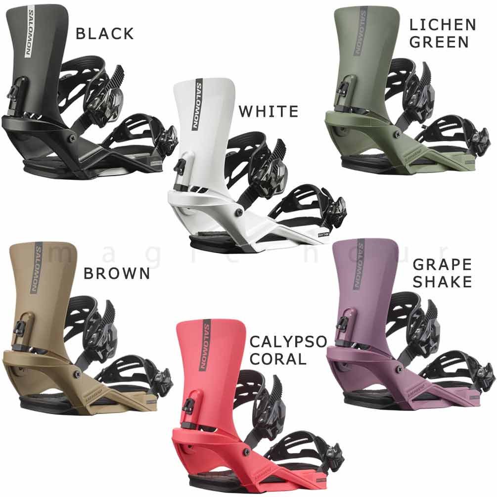 スノーボード ビンディング スノボー バインディング メンズ レディース SALOMON サロモン RHYTHM リズム ボード 24-25 グラトリ 軽量 板と同時購入で取付無料 TR-SLMBIN-25RM-BLK-L SALOMON(サロモン) 5