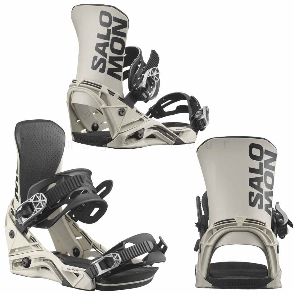 スノーボード ビンディング スノボー バインディング メンズ SALOMON サロモン DISTRICT ボード ブランド 25-26 2026 グラトリ 軽量 板と同時購入で取付無料 TR-SLMBIN-26DSTRCT-BLACK-L SALOMON(サロモン) 4