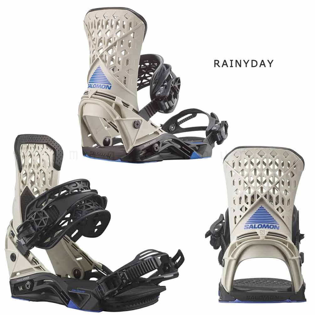 スノーボード ビンディング スノボー バインディング メンズ SALOMON サロモン HIGHLANDER ボード 25-26 SHADOW FIT 軽量 固め 板と同時購入で取付無料 TR-SLMBIN-26HILAND-BLACK-L SALOMON(サロモン) 5