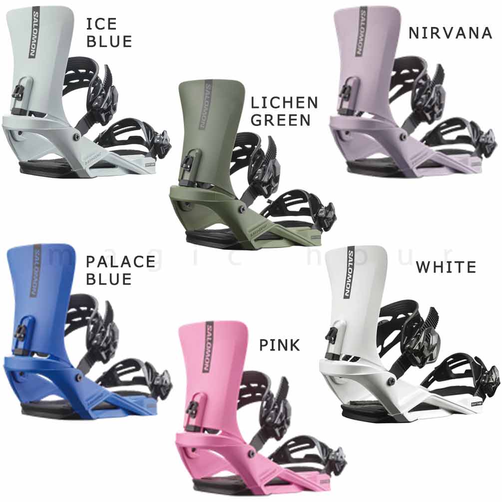 スノーボード ビンディング スノボー バインディング SALOMON サロモン RHYTHM リズム メンズ レディース ボード 25-26 グラトリ 軽量 板と同時購入で取付無料 TR-SLMBIN-26RM-BLACK-L SALOMON(サロモン) 5