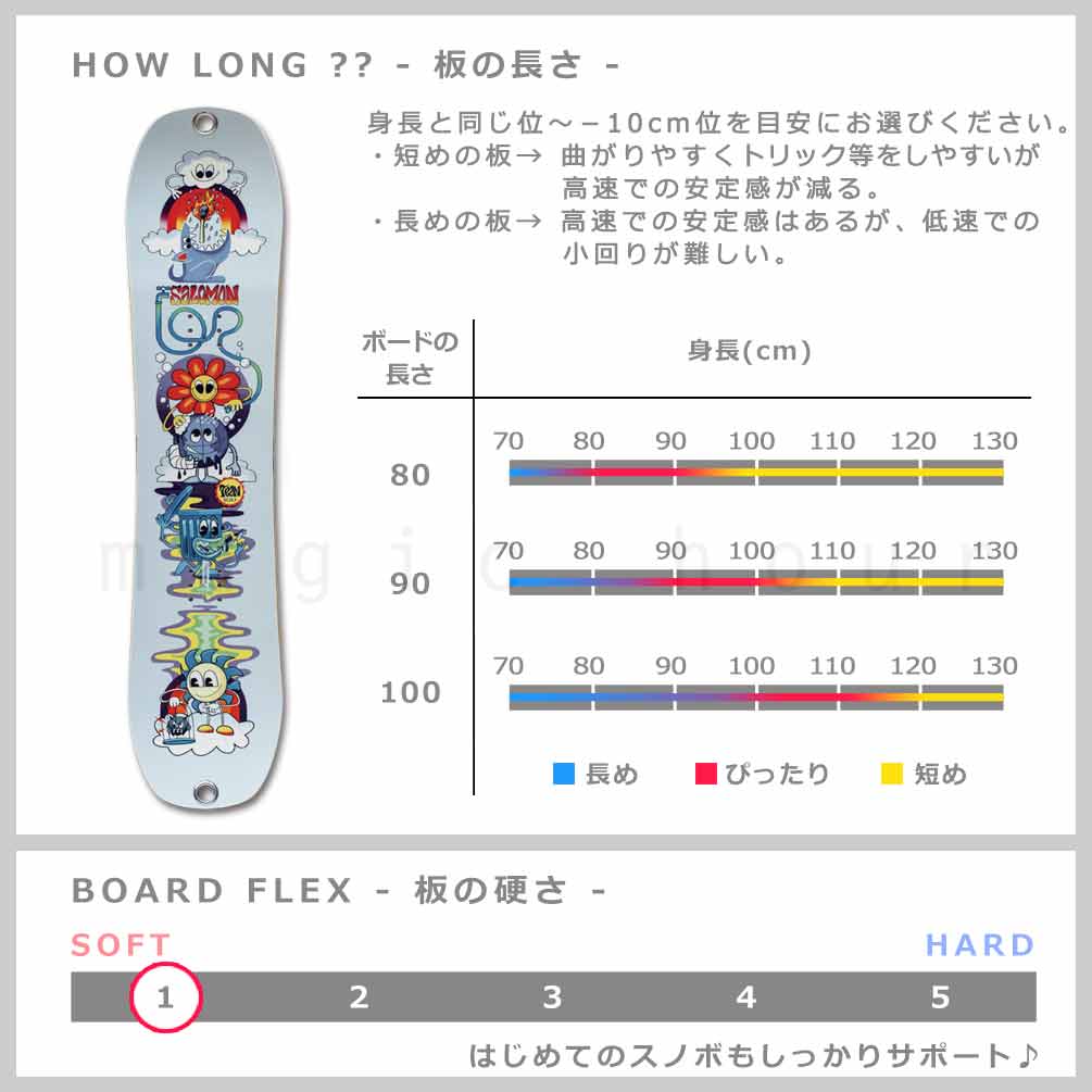 スノーボード 板 子供 2点 セット スノボ ビンディング キッズ 2026 SALOMON サロモン TEAM PACKAGE ブランド リーシュコード付 フラットボード ブルー グリーン TR-SLMJR-26TEAMPAC-100 SALOMON(サロモン) 4