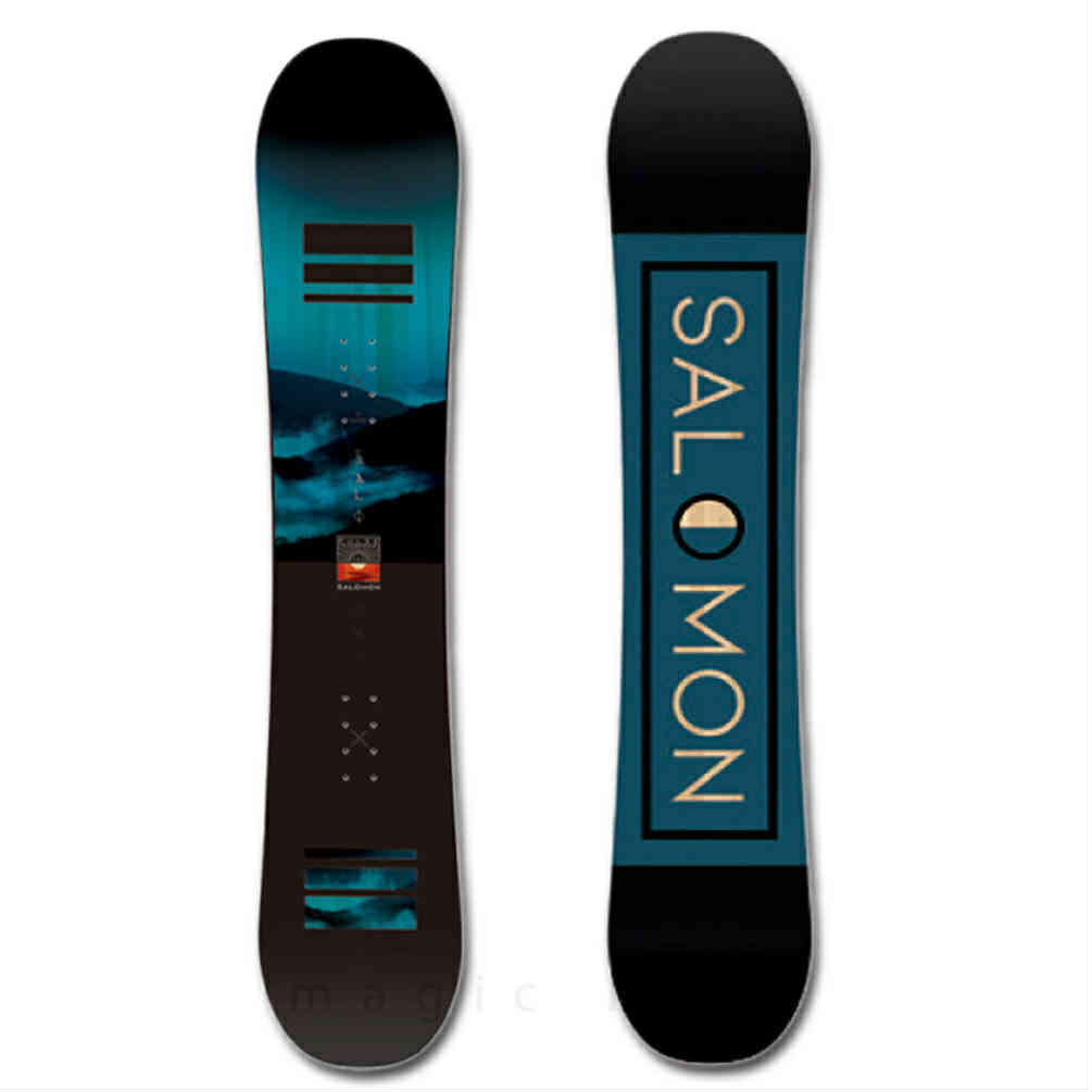 スノーボード 板 メンズ 単品 2021 SALOMON サロモン PULSE オールラウンド グラトリ ハイブリッド キャンバー ボード パーク Wロッカー かっこいい 黒 ブラック TR-SLMSB-21PULSE-145 SALOMON(サロモン) 4