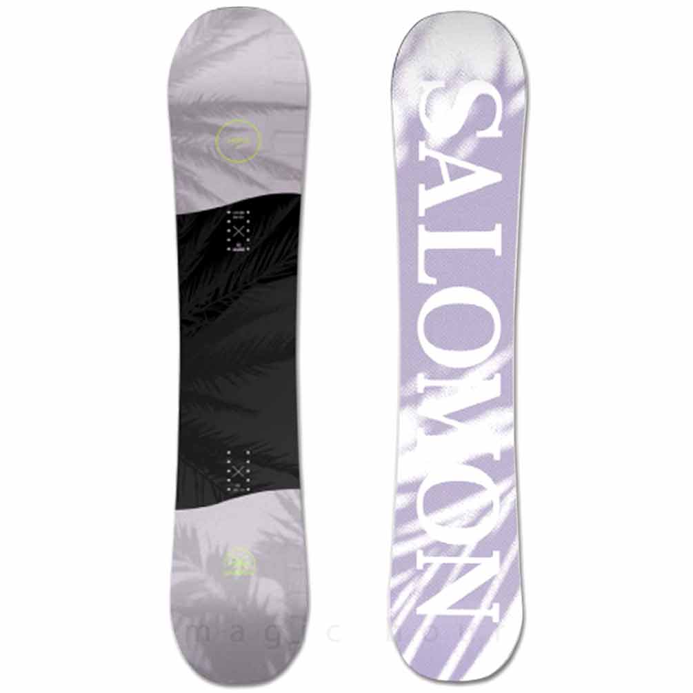 スノーボード 板 レディース 2点 セット スノボ ビンディング 2022 SALOMON サロモン LOTUS LTD ブランド グラトリ ハイブリッド キャンバー ボード お洒落 黒 TR-SLMSB-22LTD-ST2-135 SALOMON(サロモン) 1