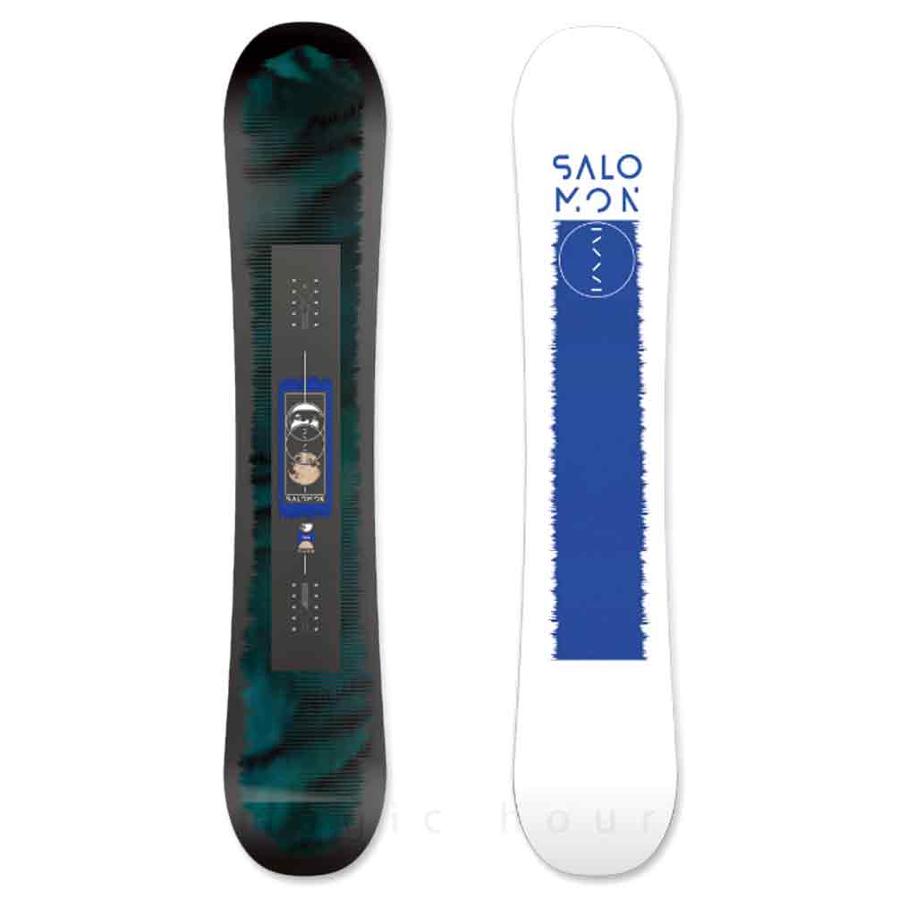 スノーボード 板 メンズ 単品 2024 SALOMON サロモン PULSE オールラウンド グラトリ ハイブリッド キャンバー ボード ワイド パーク お洒落 黒 白 緑 ブラック TR-SLMSB-24PULSE-149 SALOMON(サロモン) 4